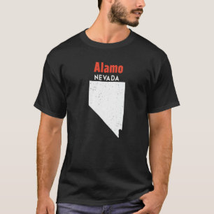 Nevada Usa State America Travel Nevadan Alamo T-Shirt