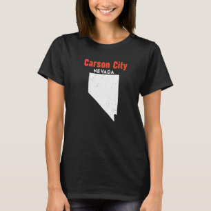 Nevada Usa State America Travel Nevadan Carson Cit T-Shirt