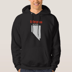 Nevada Usa State America Travel Nevadan Enterprise Hoodie