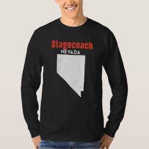 Nevada Usa State America Travel Nevadan Stagecoach T-Shirt