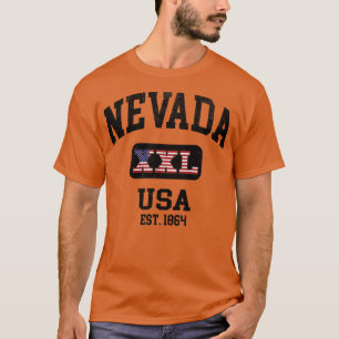 Nevada USA XXL Athletic design T-Shirt