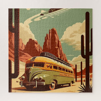 Nevada Vintage Travel Art Puzzle