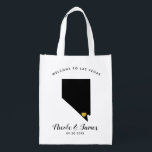 Nevada Wedding Welcome Bag Tote, Gold Heart<br><div class="desc">Fill this welcome bag with favourite goodies for your guests to enjoy when they arrive in Nevada!</div>