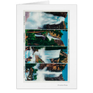 Nevada, Yosemite, Vernal, and Bridal Veil Falls