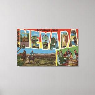 NevadaLarge Letter ScenesNevada 2 Canvas Print
