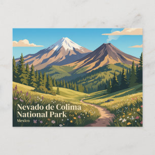 Nevado de Colima National Park Mexico Postcard
