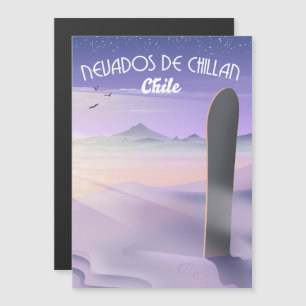 Nevados de Chillan, Chile Snowboarding poster.