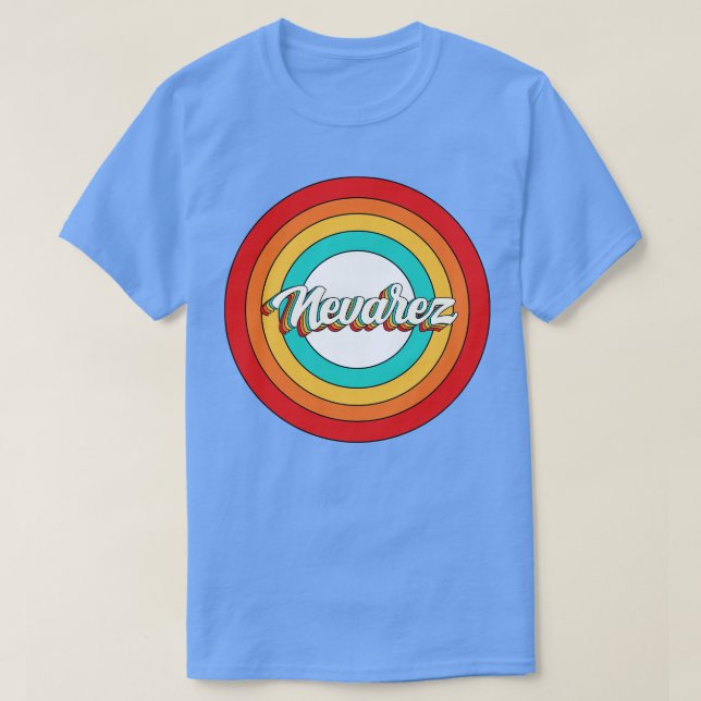 Nevarez Name Shirt Vintage Nevarez Circle (Design Front)