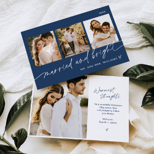NEVE Married And Bright Wedding Holiday Card