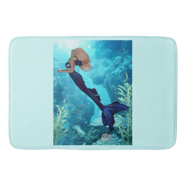 Neve Mermaid Bath Mat (Front)