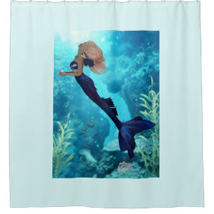 Neve Mermaid Shower Curtain