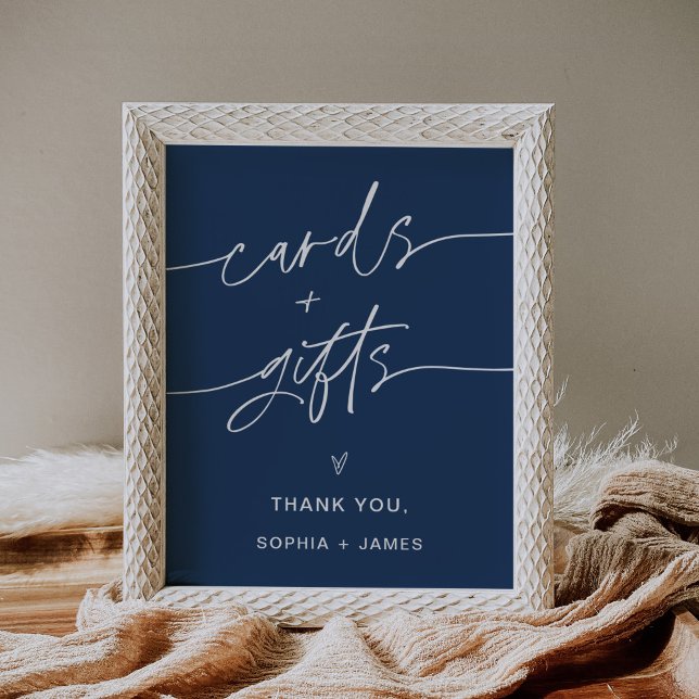 NEVE Navy Cards and Gifts Wedding Sign (Creator Uploaded)