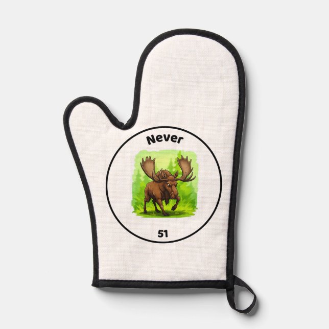 Never 51 Oven Mitt (Front)