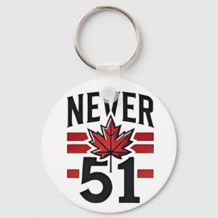 Never 51st Funny Canada is not Fot Sale Key Ring