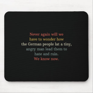 Never Again Will We Have To Wonder How The German Mouse Mat