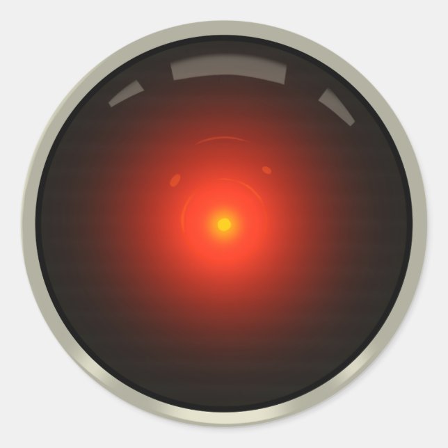 Never Alone (red) Classic Round Sticker (Front)