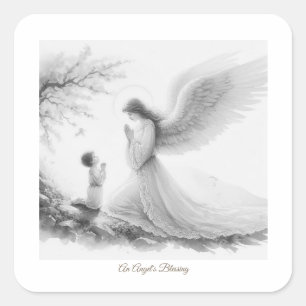 Never Alone Square Sticker