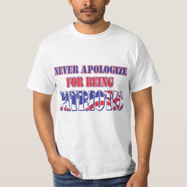 Never Apologise T-Shirt (Front)