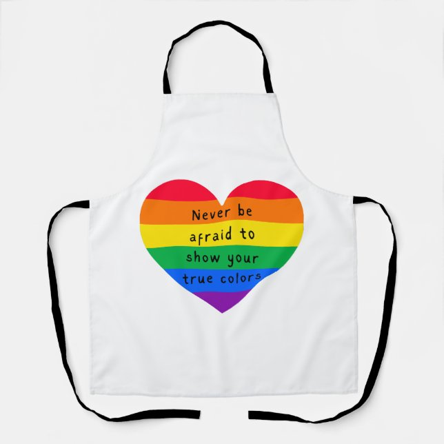 Never be Afraid Apron (Front)