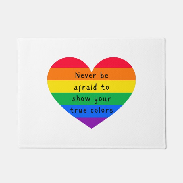 Never be Afraid Doormat (Front)