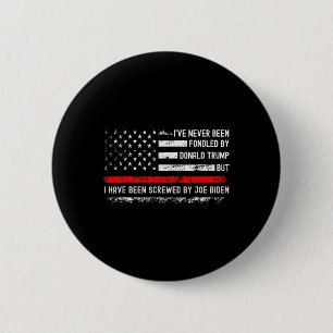 Never Been Fondled Never Been Fondled By Donald Tr 6 Cm Round Badge