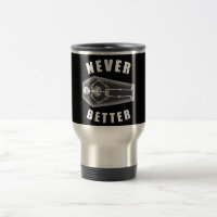 Never Better Dead Inside Skeleton Halloween