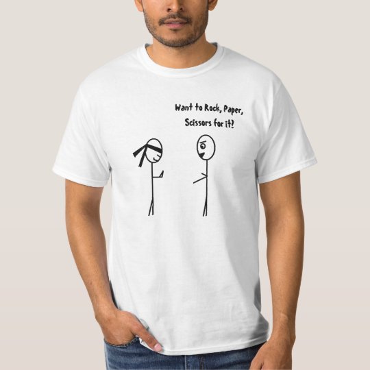 Never Challenge a Ninja to Rock, Paper, Scissors. T-Shirt