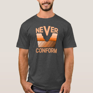 Never Conform- Geologist's Angular Unconformity T-Shirt