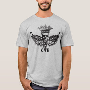 Never- Death's Head Logo T Shirt
