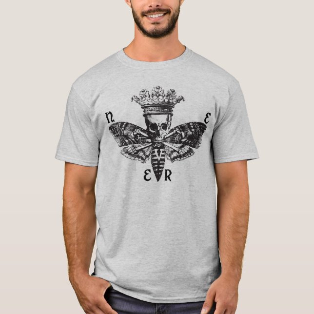 Never- Death's Head Logo T Shirt (Front)