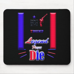 Never Die Stand With Donald Trump Mouse Mat