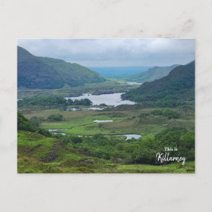 Never ending Ladies View, Killarney- Ireland Postcard