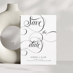 Never Ending Love   Modern Calligraphy  Save The Date