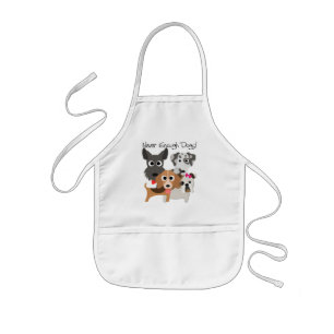 Never Enough Dogs Kids Apron