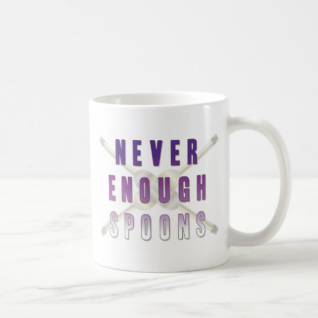 Never Enough Spoons Coffee Mug (Right)
