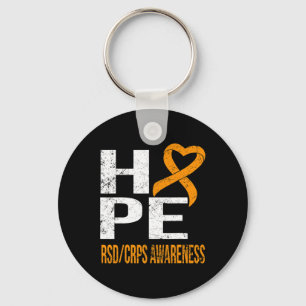 NEVER EVER EVER GIVE UP HOPE RSDCRPS AWARENESS T S KEY RING