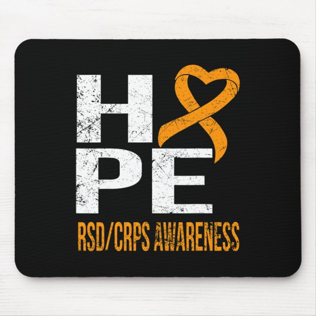Never Ever Ever Give Up Hope Rsdcrps Awareness T S Mouse Mat (Front)