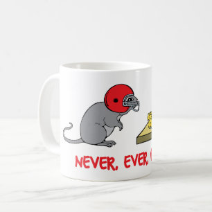 Never ever give up coffee mug