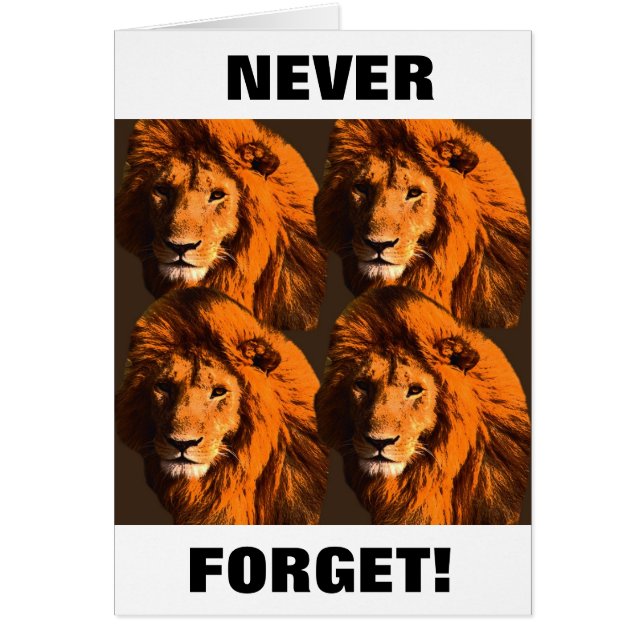 NEVER FORGET! (Front)