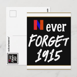 Never Forget 1915 Postcard