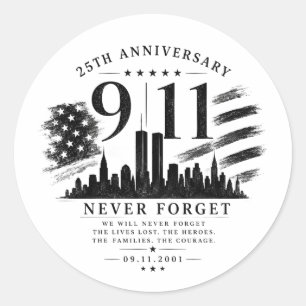 NEVER FORGET/ 25th Anniversary Stickers