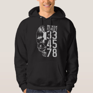 Never Forget 33 45 78 Rpm Vinyl Record Gothic Sku Hoodie