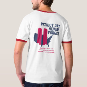 Never Forget 911 20th Anniversary Patriot Day 2021 T-Shirt