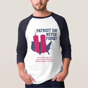 Never Forget 911 20th Anniversary Patriot Day 2021 T-Shirt
