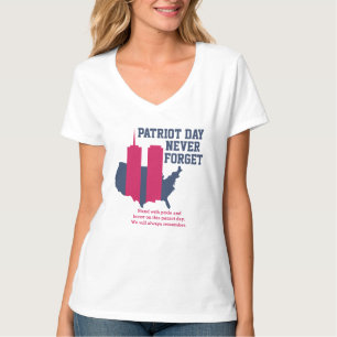 Never Forget 911 20th Anniversary Patriot Day 2021 T-Shirt