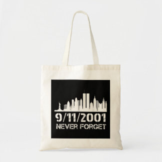 Never forget 911 21st anniversary patriot memorial tote bag