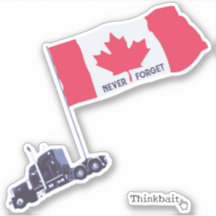 "Never Forget" Canadian Trucker Convoy Vinyl