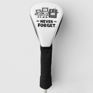 Never Forget Casse tape Vintage 90s aesthetic Golf Head Cover