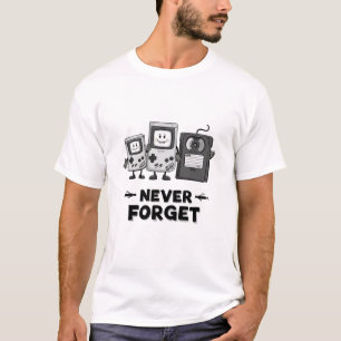 Never Forget Casse tape Vintage 90s aesthetic T-Shirt