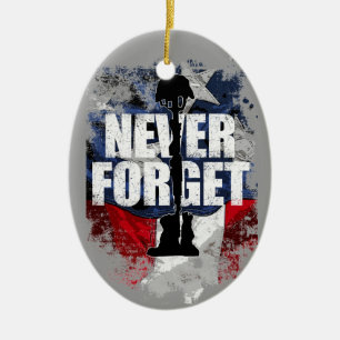 Never Forget Ceramic Tree Decoration